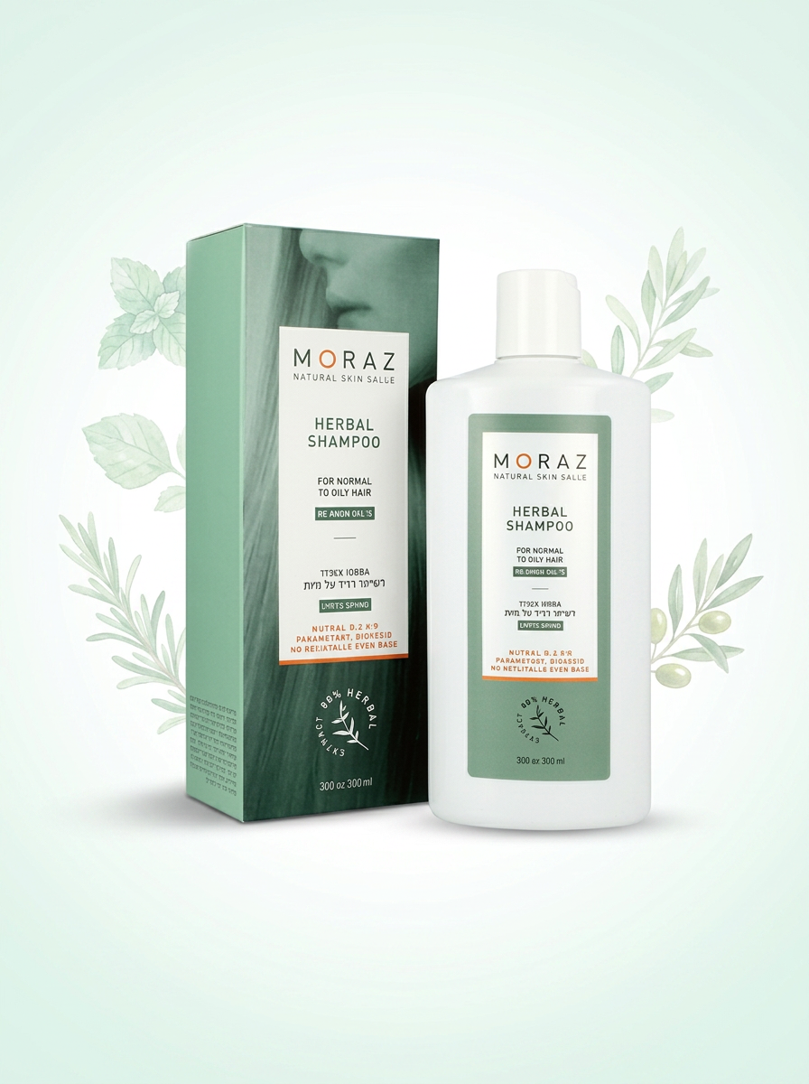 Moraz HAIR Přírodní šampon pro normální až mastné vlasy