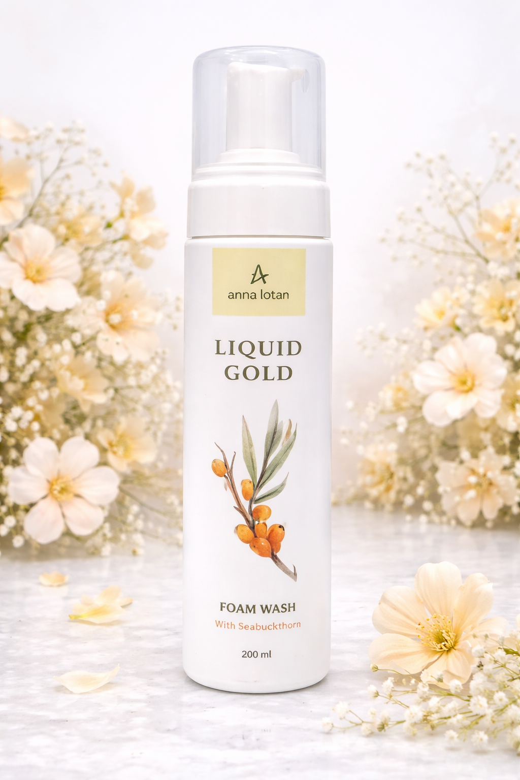 Liquid Gold Čisticí pěna z rakytníku