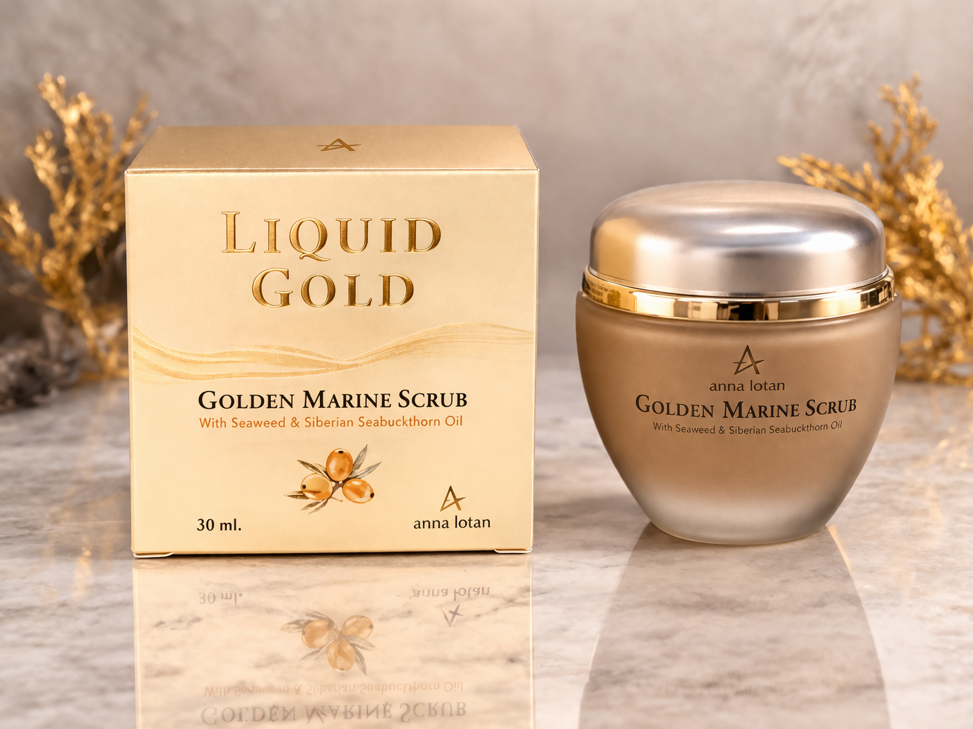 Liquid Gold Zlatý mořský scrub