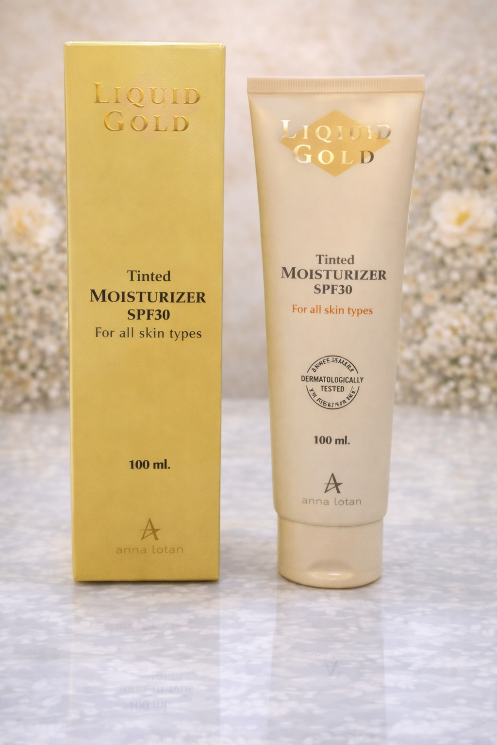 Liquid Gold Tónovací krém SPF30